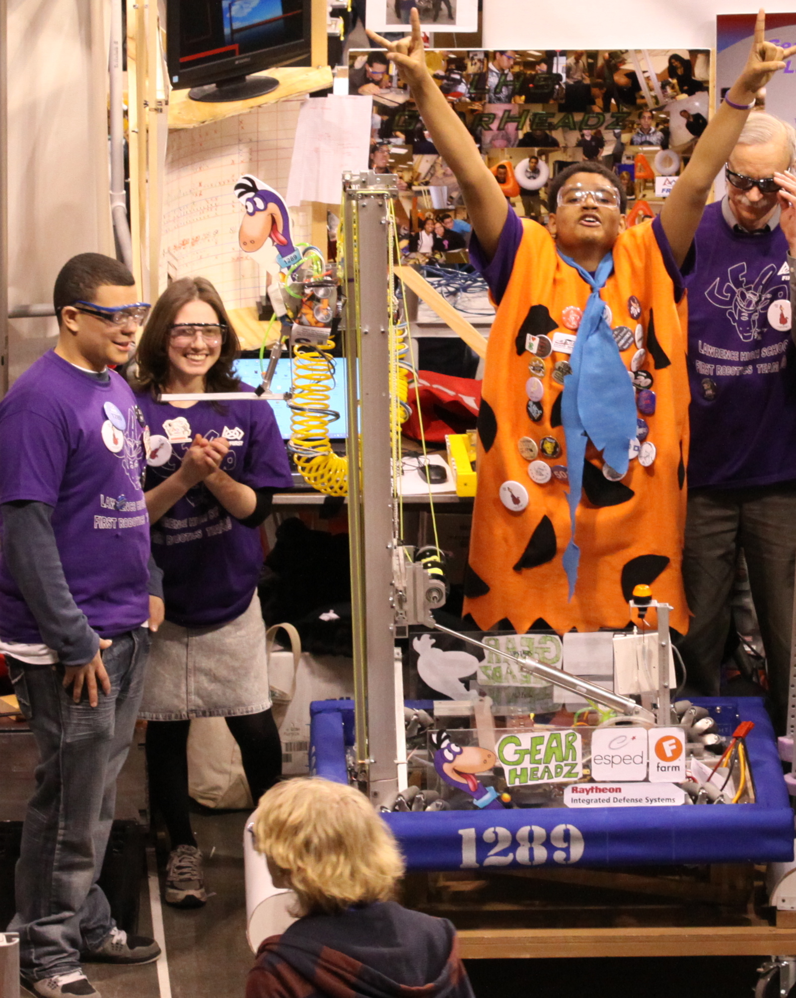 Lawrence MA “Gearheadz” High School FIRST robotics team