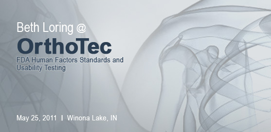 Beth Loring to present at OrthoTec Beth Loring to present at OrthoTec