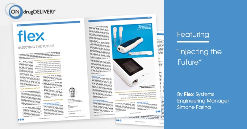 Flex Featured in ONdrugDelivery: Learn About Our New Smart Autoinjector Platform for Healthcare