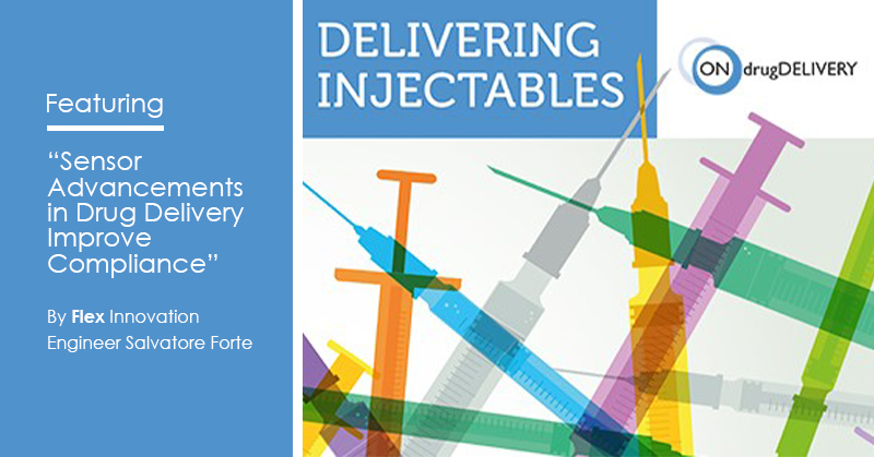 Flex Featured in ONdrugDelivery Magazine: Sensor advancements in Drug Delivery Improve Compliance