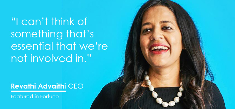 Fortune Magazine Interviews Flex CEO, Revathi Advaithi 