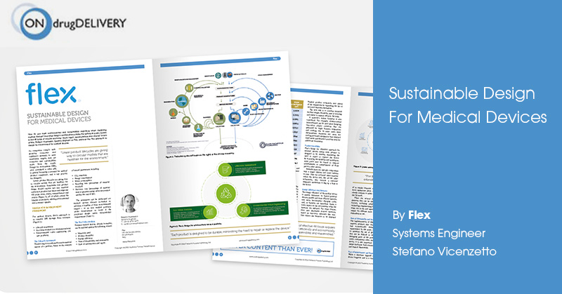Flex Featured in ONdrugDelivery: Sustainable Design for Medical Devices