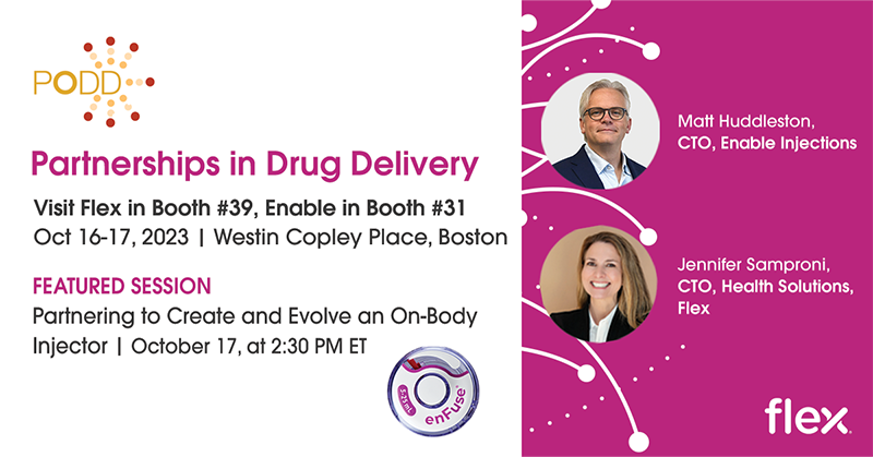 Visit us at PODD: Partnerships in Drug Delivery Conference
