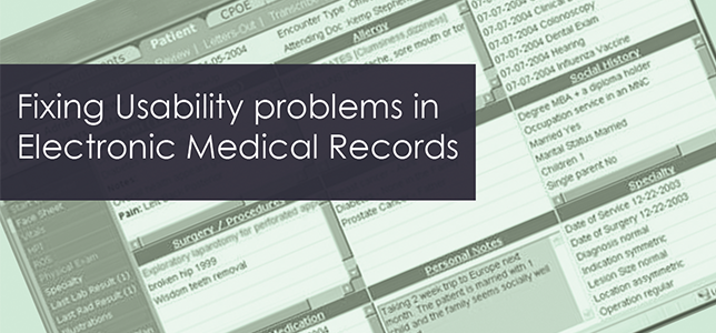Usability Problems in Electronic Medical Records: Reports From the Field